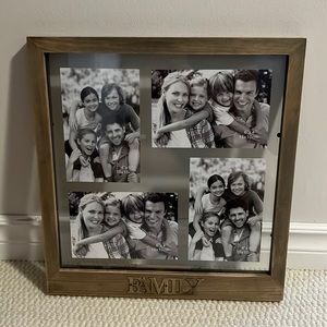 4 photo family picture frame